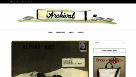 What Archivalclothing.com website looked like in 2020 (3 years ago)