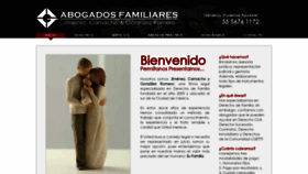 What Abogadosfamiliares.mx website looked like in 2020 (3 years ago)