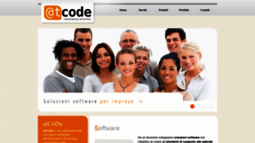 What Atcode.it website looked like in 2020 (3 years ago)