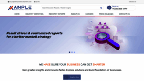 What Amplemarketreports.com website looked like in 2020 (3 years ago)