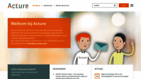 What Acture.nl website looked like in 2020 (3 years ago)