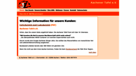 What Aachener-tafel.de website looked like in 2020 (3 years ago)