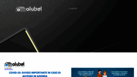 What Alubel.it website looked like in 2020 (3 years ago)