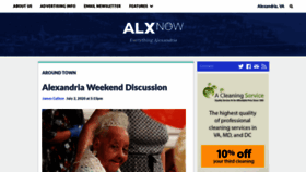 What Alxnow.com website looked like in 2020 (3 years ago)