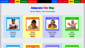 What Adaycare.com website looked like in 2020 (3 years ago)