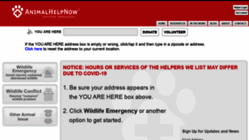 What Ahnow.org website looked like in 2020 (3 years ago)
