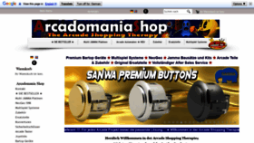 What Arcadomaniashop.com website looked like in 2020 (3 years ago)