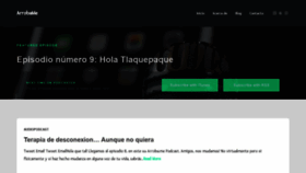 What Arroba.me website looked like in 2020 (3 years ago)