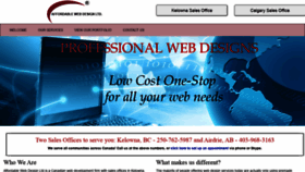 What Affordablewebdesign.ca website looked like in 2020 (3 years ago)