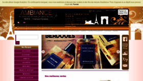 What Ambiance-champs-elysees.com website looked like in 2020 (3 years ago)