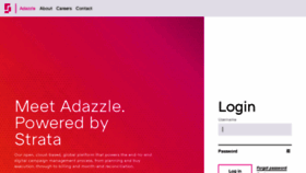 What Adazzle.com website looked like in 2020 (3 years ago)