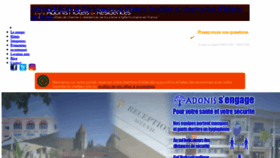 What Adonis-hotels-residences.com website looked like in 2020 (3 years ago)