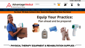 What Advantagemedical.com website looked like in 2020 (3 years ago)