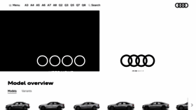 What Audi.com.my website looked like in 2020 (3 years ago)
