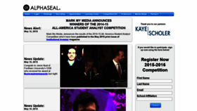 What Alphaseal.com website looked like in 2020 (3 years ago)