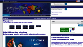 What Asp-schoolprojects.co.za website looked like in 2020 (3 years ago)