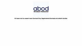What Abod.de website looked like in 2020 (3 years ago)