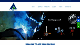 What Ace-weld.com website looked like in 2020 (3 years ago)