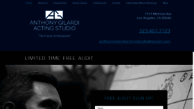 What Anthonygilardi.com website looked like in 2020 (3 years ago)