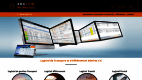 What Abacom.fr website looked like in 2020 (3 years ago)