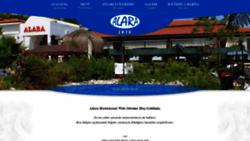 What Alararestaurant.com website looked like in 2020 (3 years ago)