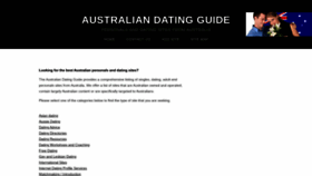 What Australian-dating-guide.com website looked like in 2020 (3 years ago)