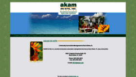 What Akamfl.com website looked like in 2020 (3 years ago)