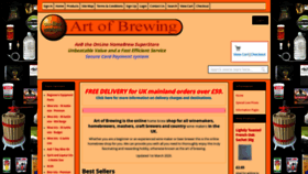 What Art-of-brewing.co.uk website looked like in 2020 (3 years ago)