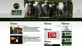 What Acgz.com.br website looked like in 2020 (3 years ago)