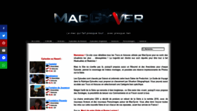 What Angusmacgyver.fr website looked like in 2020 (3 years ago)