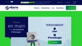 What Alterna-energie.fr website looked like in 2020 (3 years ago)