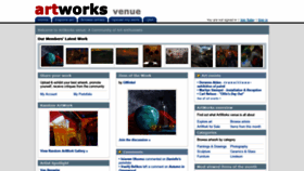 What Artworksvenue.com website looked like in 2020 (3 years ago)