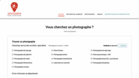 What Annuaire-photographe.fr website looked like in 2020 (3 years ago)