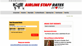 What Airlinestaffrates.com website looked like in 2020 (3 years ago)