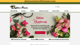 What Appletreeflowers.net website looked like in 2020 (3 years ago)