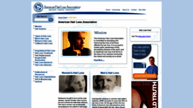 What Americanhairloss.org website looked like in 2020 (3 years ago)