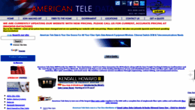 What Americanteledata.com website looked like in 2020 (3 years ago)