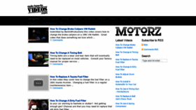 What Autohowtovideos.com website looked like in 2020 (3 years ago)
