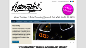 What Automorphos.fr website looked like in 2020 (3 years ago)