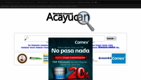 What Acayucan.com website looked like in 2020 (3 years ago)