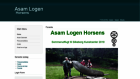 What Asam-horsens.dk website looked like in 2020 (3 years ago)