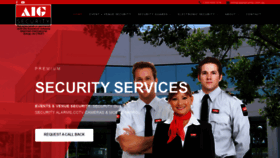 What Aigsecurity.com.au website looked like in 2020 (3 years ago)