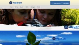 What Aquarum.eng.br website looked like in 2020 (3 years ago)