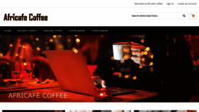 What Africafecoffee.com website looked like in 2020 (3 years ago)