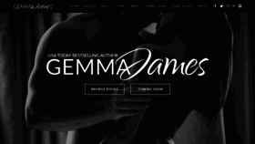 What Authorgemmajames.com website looked like in 2020 (3 years ago)