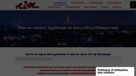 What Alarmemaison.biz website looked like in 2020 (3 years ago)