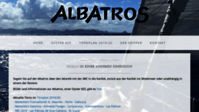 What Albatros-manfred.de website looked like in 2020 (3 years ago)