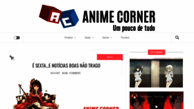 What Animecorner.com.br website looked like in 2020 (3 years ago)