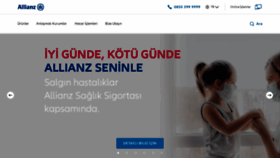 What Allianzyasamemeklilik.com.tr website looked like in 2020 (3 years ago)