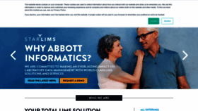 What Abbottinformatics.com website looked like in 2020 (3 years ago)